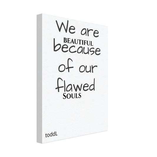 Canvas flawed souls 12 by 16